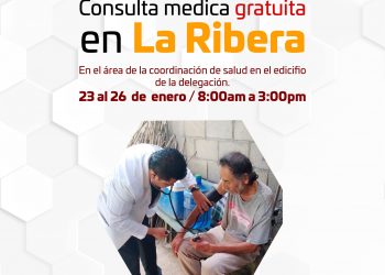 GOBIERNO DE LOS CABOS INFORMA QUE DEL 23 AL 26 DE ENERO SE ESTARÁN BRINDANDO CONSULTAS MÉDICAS EN LA DELEGACIÓN DE LA RIBERA