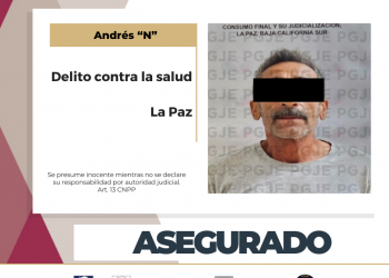 ASEGURAN A SUJETO CON MÁS DE 3 MIL DOSIS DE DROGA EN LA PAZ