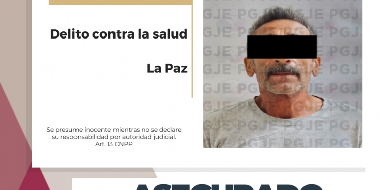 ASEGURAN A SUJETO CON MÁS DE 3 MIL DOSIS DE DROGA EN LA PAZ