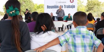 SOSTIENE GOBERNADOR VMCC, ENCUENTRO CON FAMILIAS DE CONQUISTA AGRARIA, EN LA PAZ