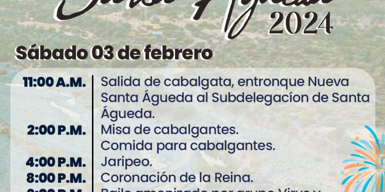 INVITA AYUNTAMIENTO DE MULEGÉ A PARTICIPAR EN LAS TRADICIONALES FIESTAS DE SANTA ÁGUEDA