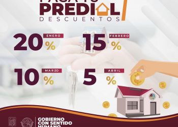INVITA EL XIV AYUNTAMIENTO DE LOS CABOS A CONTRIBUYENTES A APROVECHAR EL 15% DE DESCUENTO EN PAGO DE IMPUESTO PREDIAL