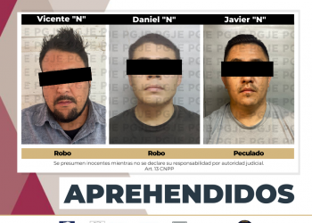 CUMPLIMENTA PGJE TRES ÓRDENES DE APREHENSIÓN POR DIVERSOS DELITOS