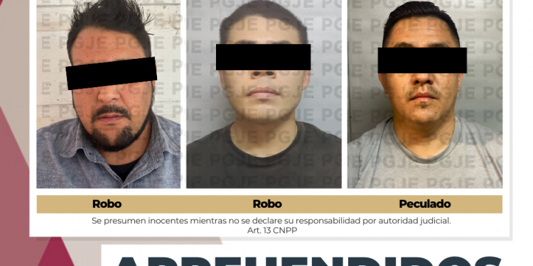 CUMPLIMENTA PGJE TRES ÓRDENES DE APREHENSIÓN POR DIVERSOS DELITOS
