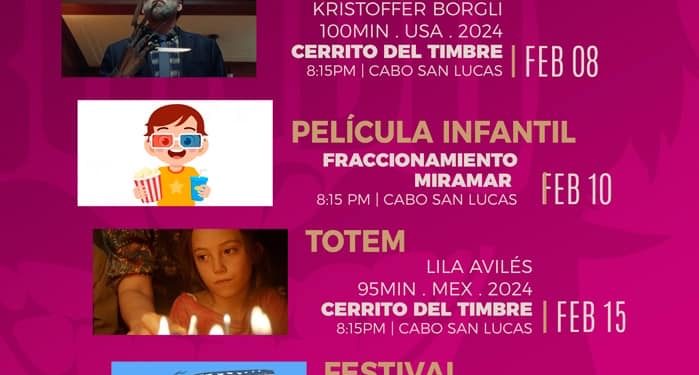 CONTINÚA INSTITUTO DE CULTURA Y LAS ARTES DEL MUNICIPIO DE LOS CABOS OFRECIENDO ESPARCIMIENTO CON EL CINECLUB CINEMA VAGABUNDO