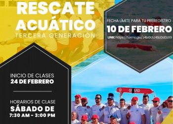 INVITAN BOMBEROS DE LOS CABOS A FORMAR PARTE DE LA TERCERA GENERACIÓN DE LA ACADEMIA DE RESCATE ACUÁTICO