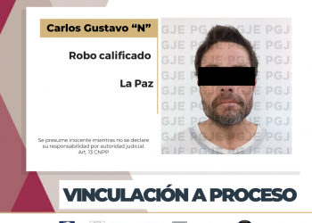 QUEDA EN PRISIÓN PREVENTIVA POR ROBO EN ESTABLECIMIENTO COMERCIAL EN LA PAZ