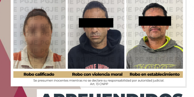 CUMPLIMENTA PGJE TRES ÓRDENES DE APREHENSIÓN POR DELITO DE ROBO EN LOS CABOS Y LA PAZ