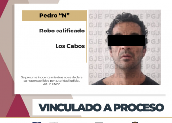 QUEDA EN PRISIÓN PREVENTIVA POR ROBO A COMERCIO ABIERTO AL PÚBLICO EN LOS CABOS