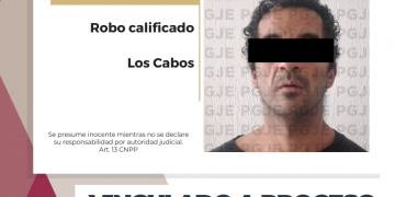 QUEDA EN PRISIÓN PREVENTIVA POR ROBO A COMERCIO ABIERTO AL PÚBLICO EN LOS CABOS