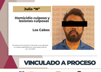 POR HOMICIDIO Y LESIONES CULPOSAS QUEDA VINCULADO A PROCESO EN LOS CABOS
