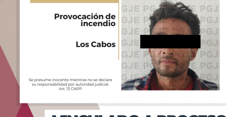 OBTIENE PGJE VINCULACIÓN A PROCESO CONTRA IMPUTADO POR PROVOCACIÓN DE INCENDIO