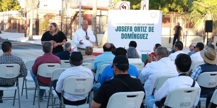 CON UNA INVERSIÓN DE 33.2 MDP ENTREGA GOBERNADOR OBRA DE REHABILITACIÓN DE 12 TRAMOS EN EL MUNICIPIO DE LA PAZ