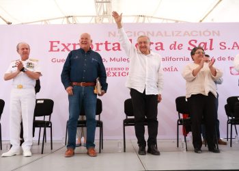 NACIONALIZA PRESIDENTE AMLO, EXPORTADORA DE SAL DE GUERRERO NEGRO