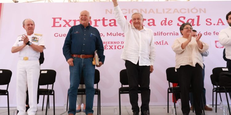 NACIONALIZA PRESIDENTE AMLO, EXPORTADORA DE SAL DE GUERRERO NEGRO
