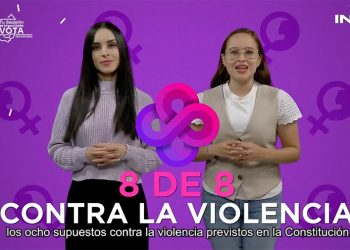 VERIFICARÁ INE QUE CANDIDATURAS REGISTRADAS CUMPLAN CON LA 8 DE 8 CONTRA LA VIOLENCIA 