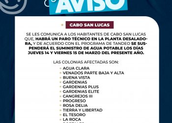 DESCARTA DIRECCIÓN MUNICIPAL DE PROTECCIÓN CIVIL DE LOS CABOS POSIBILIDAD DE DESARROLLO DE UN HURACÁN FUERA DE TEMPORADA