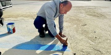 REALIZA IMDIS “ GRAN PINTADA AZUL” EN ESPACIOS PÚBLICOS INCLUSIVOS PARA PERSONAS CON DISCAPACIDAD EN LOS CABOS