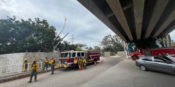 OPORTUNA RESPUESTA DE LOS CUERPOS DE EMERGENCIA EN EL INCENDIO EN LA RESERVA ECOLÓGICA ESTATAL ESTERO SJC: GOBIERNO DE LOS CABOS