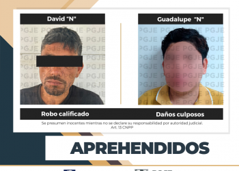 APREHENDE PGJE A DOS PERSONAS BUSCADAS POR DIVERSOS DELITOS