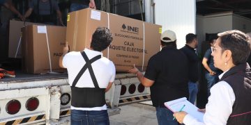 LLEGA A BAJA CALIFORNIA SUR, EL PRIMER ENVÍO DE DOCUMENTACIÓN Y MATERIAL ELECTORAL DEL PROCESO ELECTORALCONCURRENTE 2023-2024.