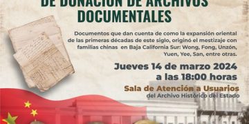 SE LLEVARÁ A CABO EL ACTO OFICIAL DE DONACIÓN DE ARCHIVOS DOCUMENTALES EN EL ARCHIVO HISTÓRICO BCS PABLO L. MARTÍNEZ.