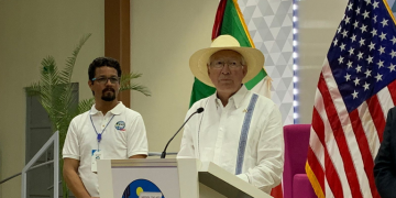 BAJA CALIFORNIA SUR ES UNA DE LAS ENTIDADES MAS SEGURAS DEL PAÍS COMO RESULTADO DEL TRABAJO DE LAS INSTANCIAS DE GOBIERNO Y LA SOCIEDAD CIVIL: KENT SALAZAR EMBAJADOR DE ESTADOS UNIDOS DE NORTEAMÉRICA EN MÉXICO