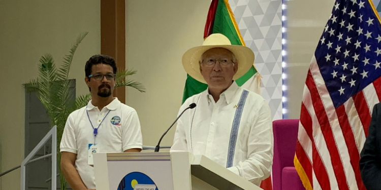 BAJA CALIFORNIA SUR ES UNA DE LAS ENTIDADES MAS SEGURAS DEL PAÍS COMO RESULTADO DEL TRABAJO DE LAS INSTANCIAS DE GOBIERNO Y LA SOCIEDAD CIVIL: KENT SALAZAR EMBAJADOR DE ESTADOS UNIDOS DE NORTEAMÉRICA EN MÉXICO