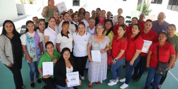 40 COLABORADORES DE LOS CENTROS DE ATENCIÓN INFANTIL (CAI) DEL SMDIF LOS CABOS  RECIBIERON LA CERTIFICACIÓN DE ESTÁNDARES DE COMPETENCIA EC0435   