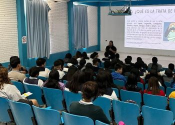 530 ALUMNAS Y ALUMNOS DE NIVEL MEDIO SUPERIOR SE CAPACITAN EN PREVENCIÓN DE TRATA DE PERSONAS