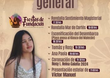 CELEBRACIÓN DEL 489 ANIVERSARIO DE LA FUNDACIÓN DE LA PAZ, EVENTO QUE TENDRÁ LUGAR EL VIERNES 3 DE MAYO EN EL KIOSCO DEL MALECÓN.