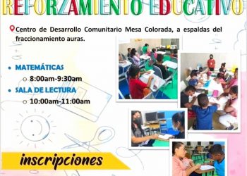 IMPARTE CURSOS Y TALLERES GRATUITOS EL CENTRO DE DESARROLLO COMUNITARIO DE LA COLONIA MESA COLORADA EN CSL