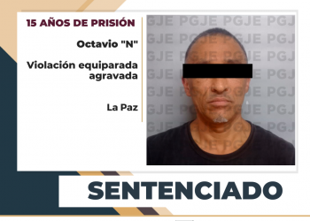OBTIENE PGJE SENTENCIA DE 15 AÑOS DE PRISIÓN PARA CULPABLE DE VIOLACIÓN AGRAVADA