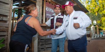 RECORRIDO EXITOSO DE LOS CANDIDATOS SERGIO POLANCO SALAICES Y MANUEL COTA EN LA COLONIA LA PASIÓN