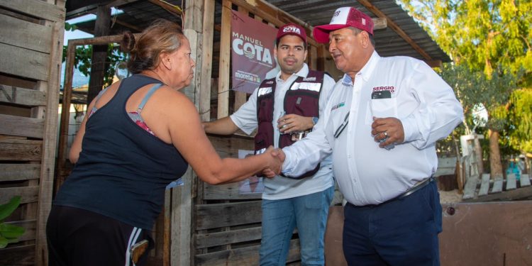 RECORRIDO EXITOSO DE LOS CANDIDATOS SERGIO POLANCO SALAICES Y MANUEL COTA EN LA COLONIA LA PASIÓN