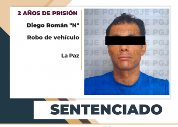 POR ROBO DE VEHÍCULO PASARÁ MÁS DE 2 AÑOS EN PRISIÓN
