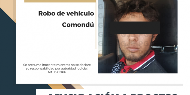 PRISIÓN PREVENTIVA PARA IMPUTADO POR ROBO DE VEHÍCULO EN COMONDÚ