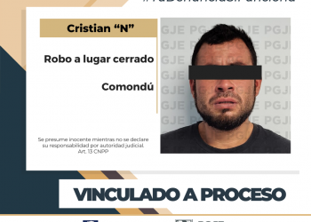 POR ROBO QUEDA EN PRISIÓN PREVENTIVA