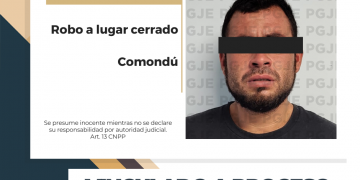 POR ROBO QUEDA EN PRISIÓN PREVENTIVA