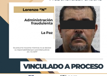 OBTIENE PGJE UNA VINCULACIÓN A PROCESO MÁS POR ADMINISTRACIÓN FRAUDULENTA CONTRA LORENZO “N” EN AGRAVIO DE AGREMIADOS AL SNTE
