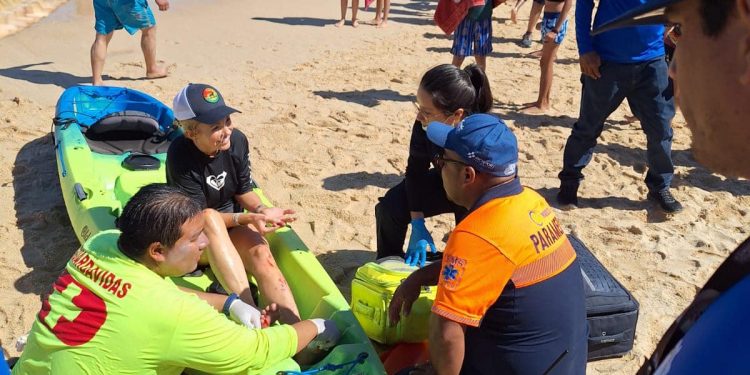 BRINDO ZOFEMAT ATENCIÓN EN DIVERSAS SITUACIONES DE EMERGENCIAS EN PLAYAS DE LOS CABOS EN SEMANA SANTA