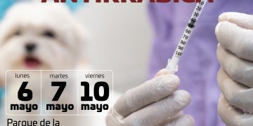 INVITA LA DIRECCIÓN DE SALUD A LA JORNADA DE VACUNACIÓN ANTIRRÁBICA ESTE 10 DE MAYO EN CSL.