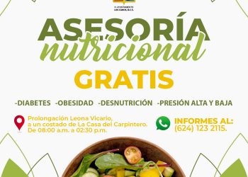 BRINDAN ASESORÍAS NUTRICIONALES EN LA COORDINACIÓN DELEGACIONAL DE SALUD EN CSL.