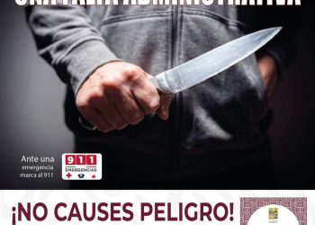 JUSTICIA CÍVICA APLICARÁ SANCIONES A LAS PERSONAS QUE POSEAN ARMAS BLANCAS EN LA VÍA PÚBLICA EN LOS CABOS