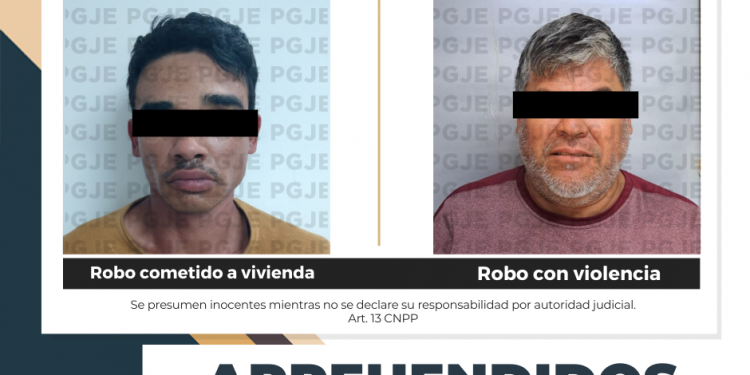 APREHENDE PGJE A DOS PERSONAS BCS   