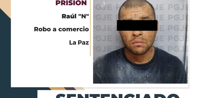 POR ROBO CON VIOLENCIA PASARÁ 5 AÑOS 4 MESES EN PRISIÓN; PGJE OBTIENE SENTENCIA