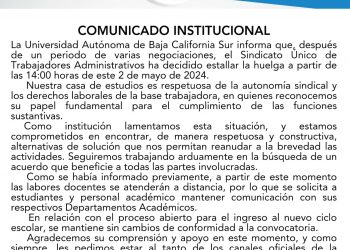 COMUNICADO UABCS