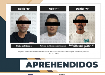 APREHENDIDAS 3 PERSONAS POR SU RELACIÓN EN DIVERSOS DELITOS