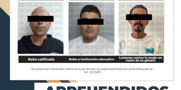 APREHENDIDAS 3 PERSONAS POR SU RELACIÓN EN DIVERSOS DELITOS