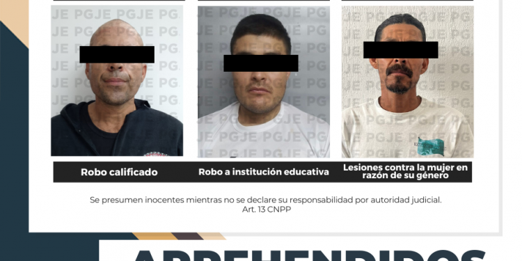 APREHENDIDAS 3 PERSONAS POR SU RELACIÓN EN DIVERSOS DELITOS